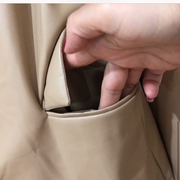 Joie faux leather blazer women’s size XL/TG - Picture 4 of 16